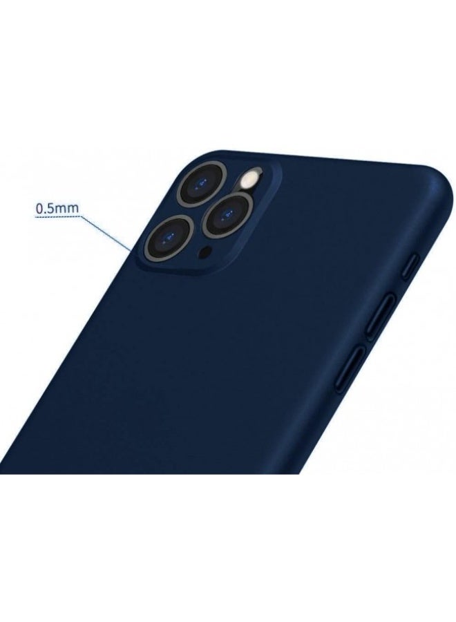 K-Doo Air Skin Case Ultra Slim Back Cover Skin for iphone 11 Pro Frosted Anti Slip Full Coverage Blue - Image 3